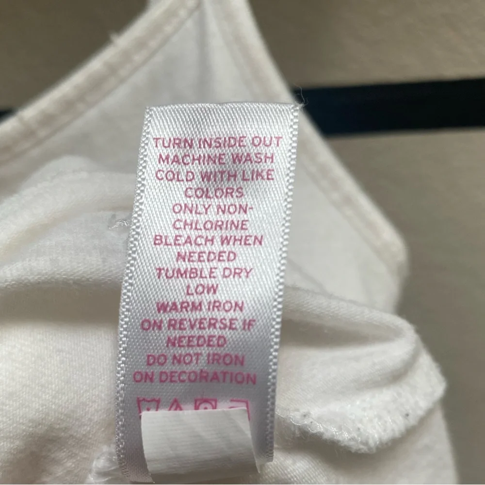 Justice, Kids, Girls, Camisole, Tank Top, White, Size 5